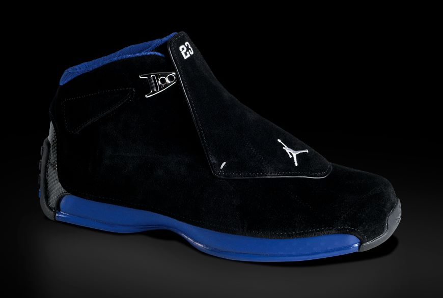 Nike Air Jordan XVIII (18), Michael Jordan signature shoes.